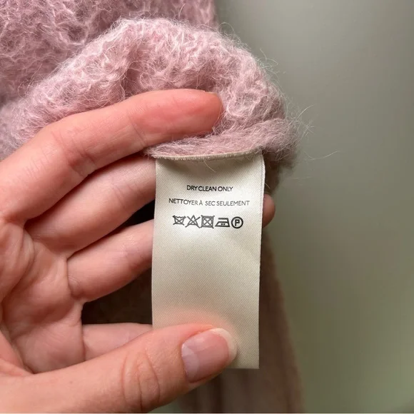 Free People Amelia Alpaca Cardigan Pink Size Medium - Picture 9 of 11